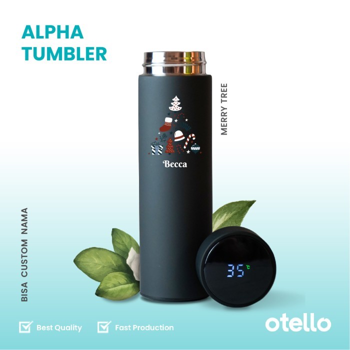 

Cuom Tumbler Natal Merry Tree Kado Tumblr Hampers Botol Air Minum