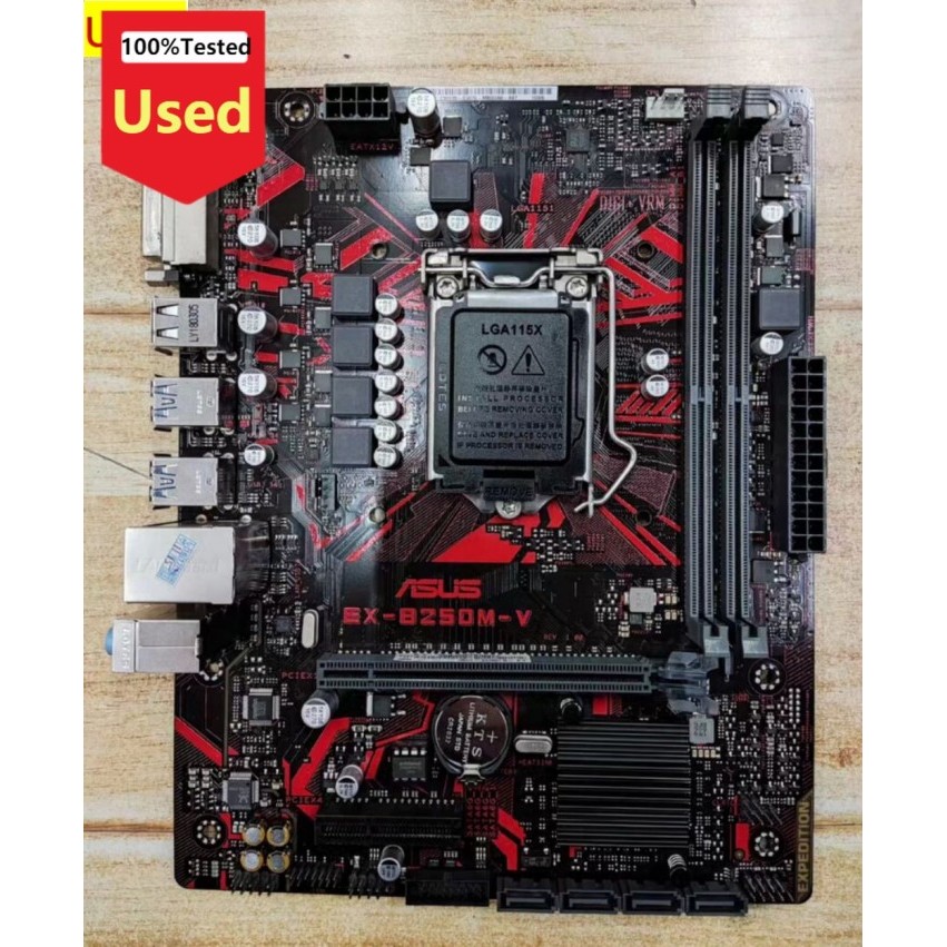 Original EX-B250M-V Desktop Intel B250 B250M DDR4 Motherboard LGA