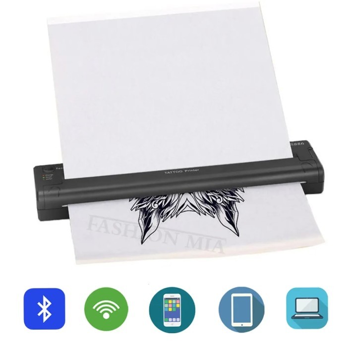 Wireless Bluetooth Tattoo Printer Tattoo Machine Copier Stencil Maker
