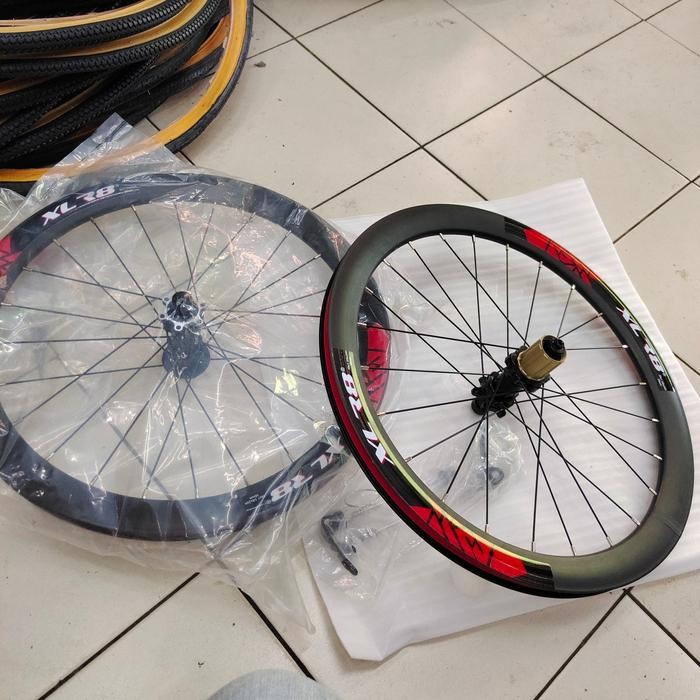 BEST SALE WHELLSET 451 DISK XLR8 JANGKRIK MINI VELLO HARGA SEPASANG