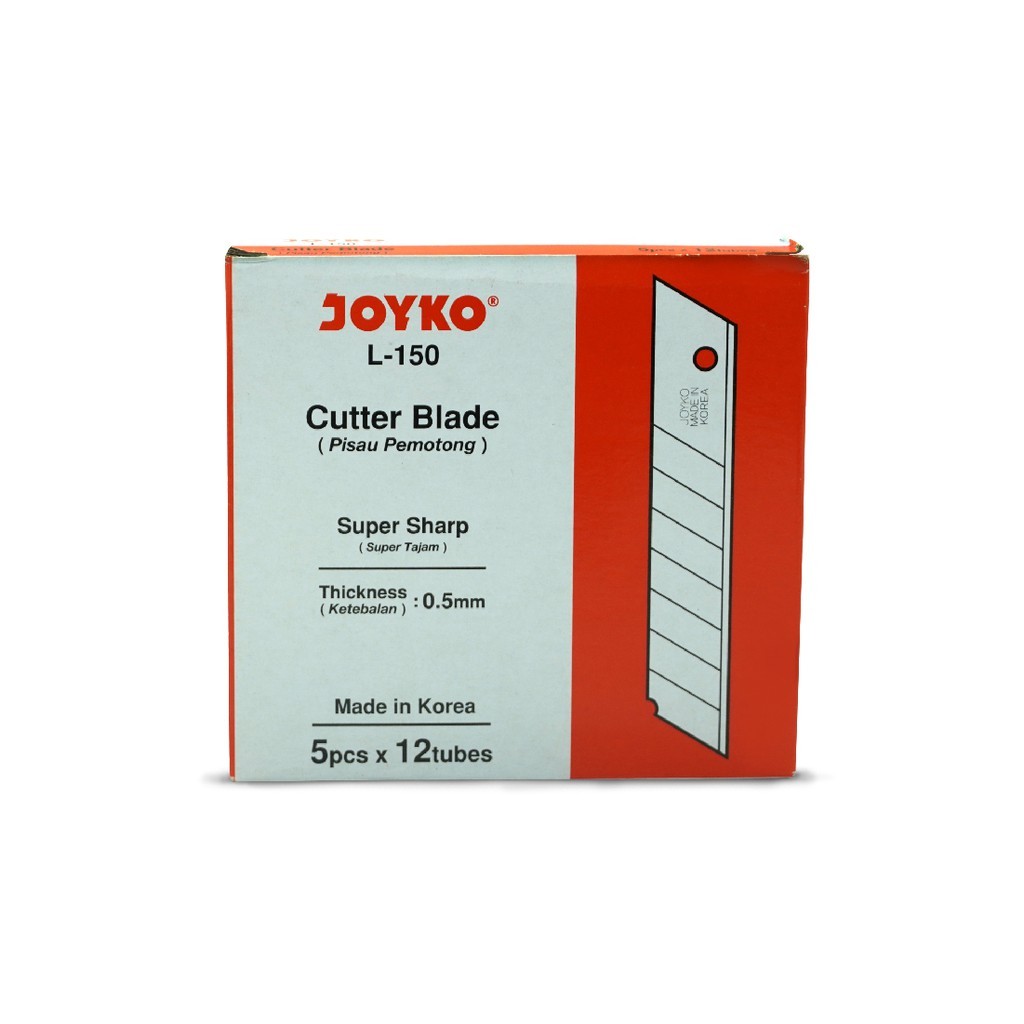 

Cutter Blade / Refill Isi Pisau / Joyko L-150 1 Tube 5 Pcs