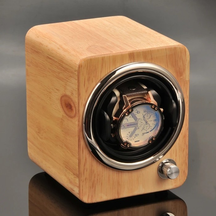 Solid Wood Automatic Watch Winder Box Silent Movement Watch Winders