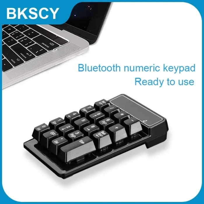 Wireless Numeric Keyboard 19 Keys Bluetooth-Compatible Numpad Keys