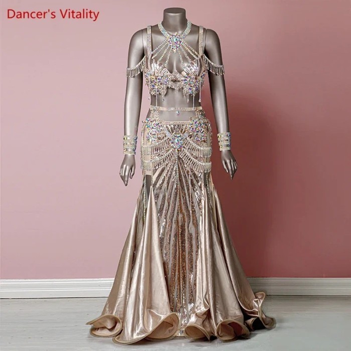 Belly Dance Performance Customes Set Cusomzied Adult Child Belly