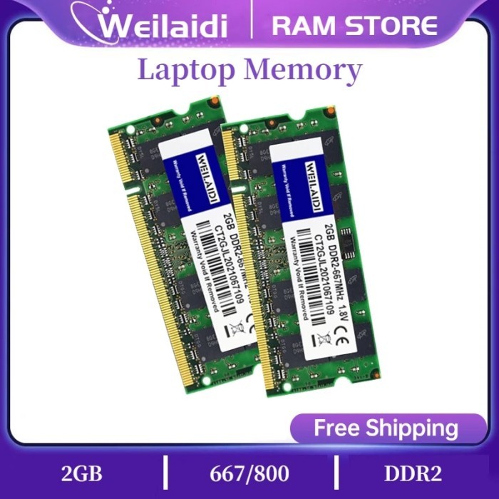 Memoria Ram DDR2 2GB 4GB PC2-6400S 800MHz PC2-5300S 667MHZ 200PIN