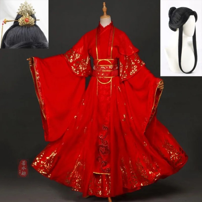 Anime Tian Guan Ci Fu Xie Lian Cosplay Costume Chinese Ancient Hanfu