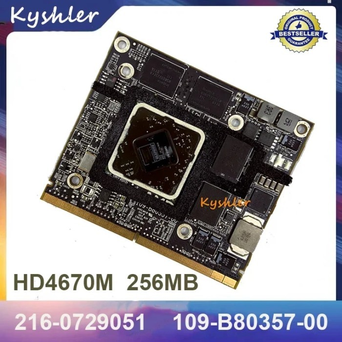 Original HD4670 HD4670M 256MB Graphic Card for iMac 2010 2009 A1312