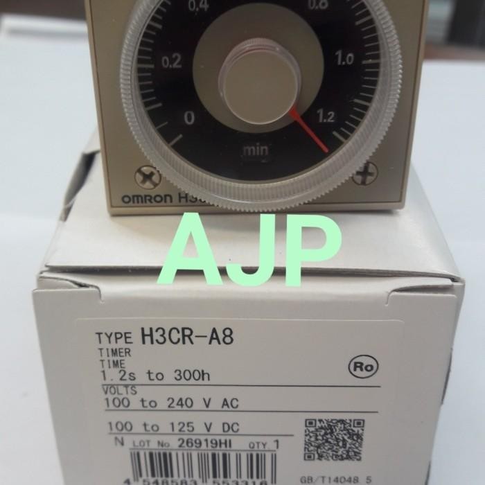 TIMER OMRON H3CR-A 8KAKI , 11KAKI 220V ORIGINAL KUALITAS TERBAIK