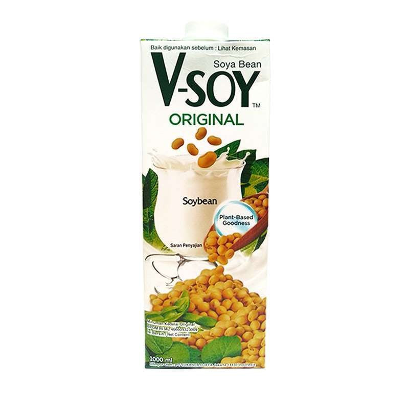 

V-Soy Soya Bean Milk Original [1000 Ml] Best Seller