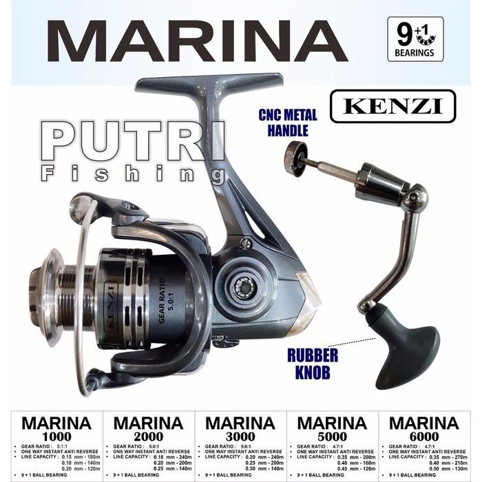 Kenzi Marina Reel 1000 2000 3000 5000 6000