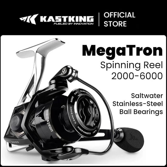 Kastking Megatron2000-6000 Gulungan Pancing Putar, Rasio 4.5:1/5.0:1