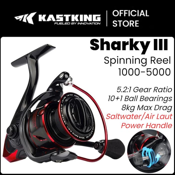 Kastking Sharky Iii 1000-5000 Reel Pancing,Power Handle,Rasio 5.2:1