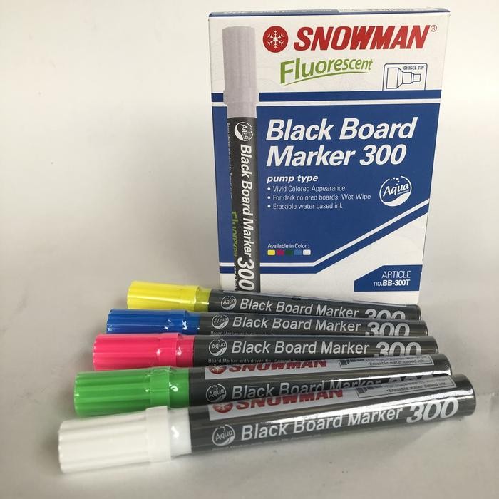 

Ready JT spidol blackboard marker SNOWMAN 300