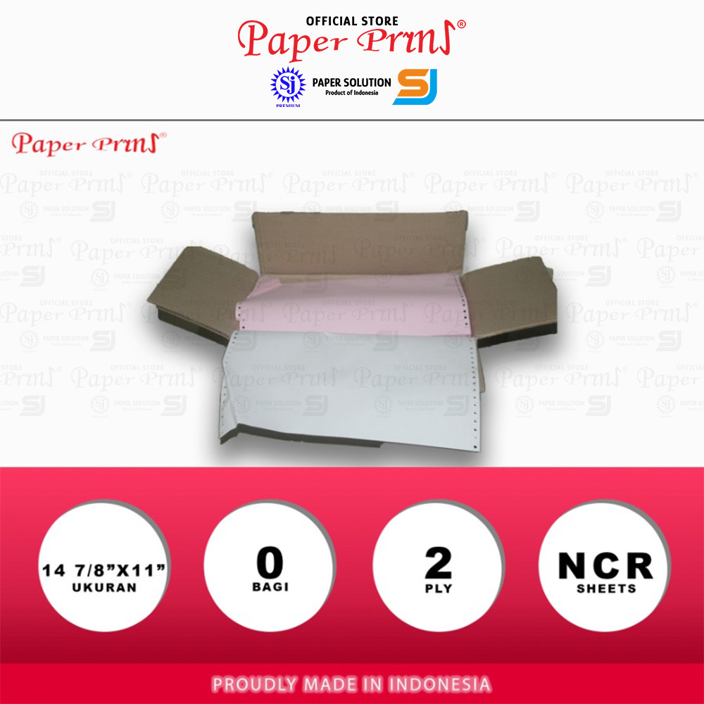 

Paperyns Kertas Continuous Form 2PLY NCR 14 7/8" x 11