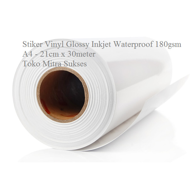 

Stiker Vinyl GLOSSY Inkjet Wateroof