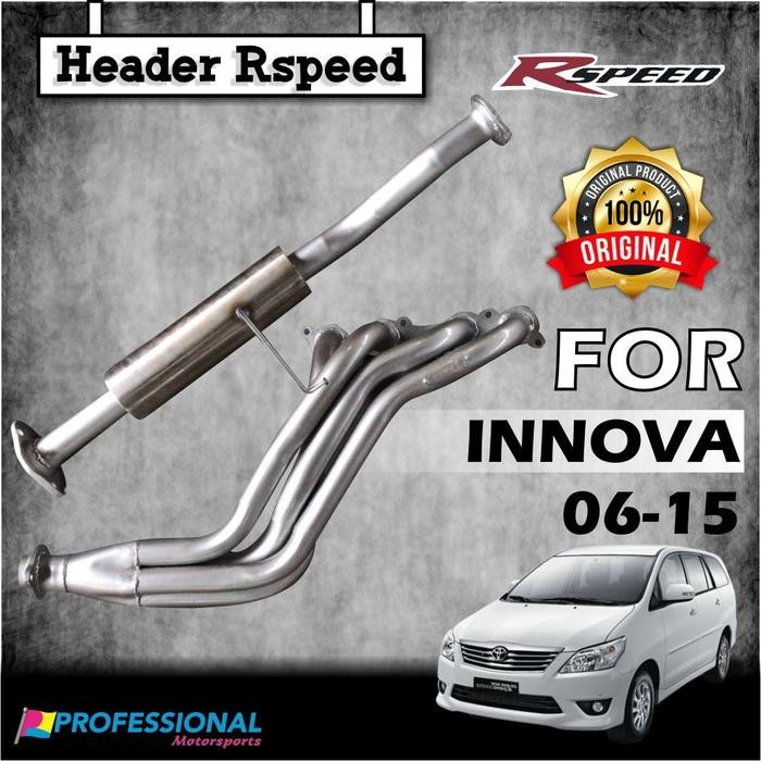 Knalpot Muffler Exhaust Header Rspeed T. Innova Bensin 06-15