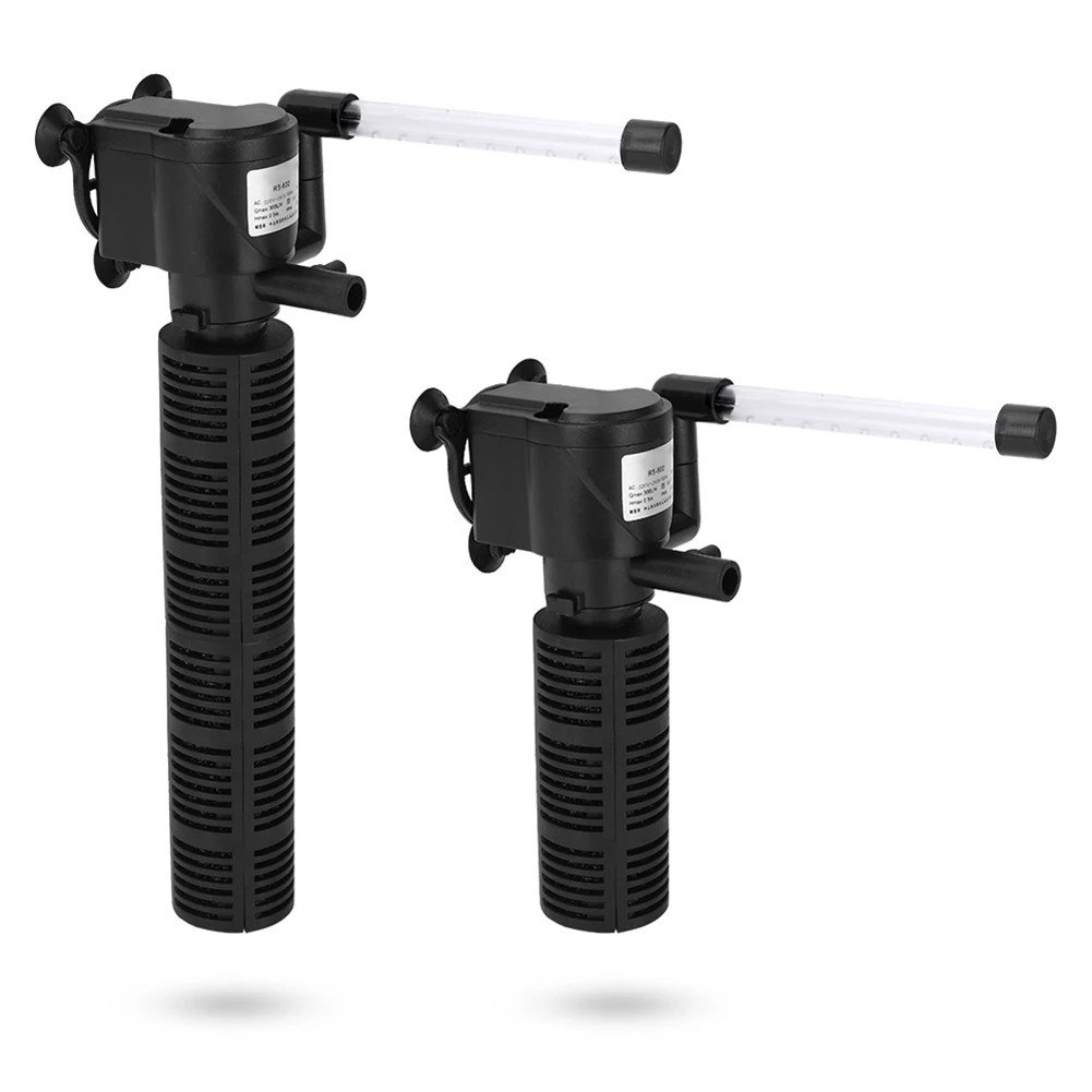 3 in 1 Aquarium Internal Filter Waterproof Fish Tank Filter Mini Aquarium Filter Submersible Water P