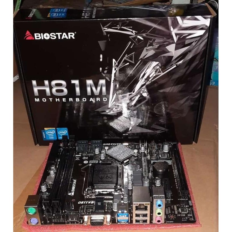 MOTHERBOARD BIOSTAR H81 M LGA 1150 TERLARIS