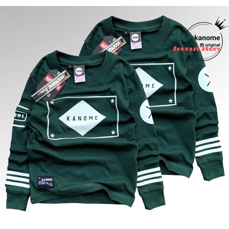 KANOME,Baju anak,1-12thn,kaos anak lengan panjang,kaos distro anak,pakaian anak laki laki