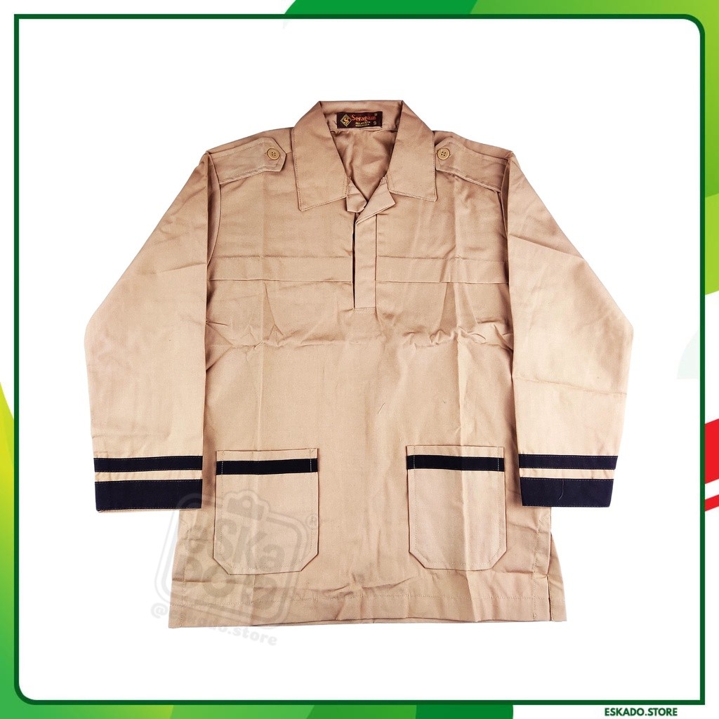 

Baju Seragam Pramuka Siaga Lengan Panjang Merek Seragam