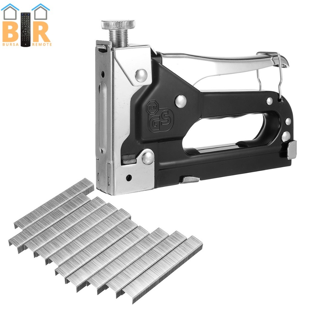 

Stepler Tembak Jok Motor Sofa Gun Tacker 3IN1 Cekrekan Steples Premium