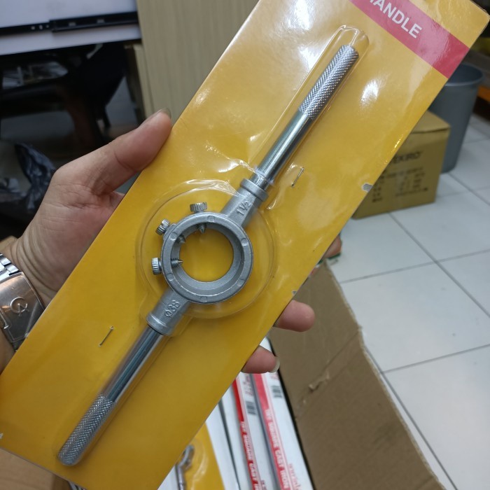 

gagang snai handle rrt kuning / handle Senin 3/8" / gagang senai 1.5" ori