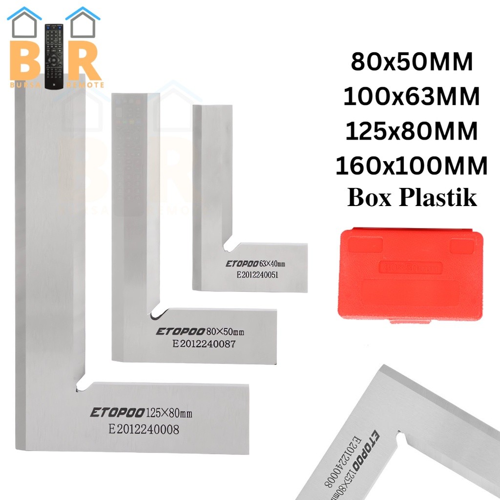 

Penggaris Siku Mistar 90 Derajat Persegi Presisi Degree Right Angle Ruler Knife Edge Bahan Baja