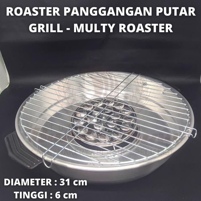 PREMIUM Roaster Grill Panggangan Putar Kompor Gas Multy Roaster