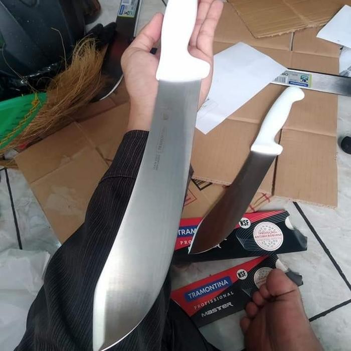 PREMIUM Pisau Butcher Sembelih Tramontina Bullnose 10inc Ori Brasil