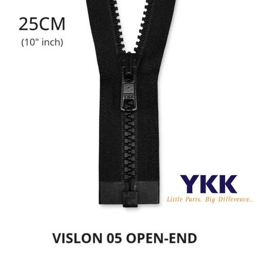 PREMIUM Resleting YKK Vislon 5 25cm Zipper 5VS 25 cm seleting plastik Open-End