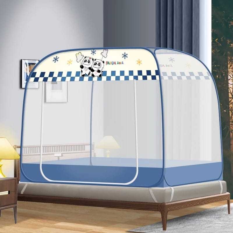 S3NdToday,,kelambu tidur Portable 160x200 180x200 200x200 Kelambu Lipat Kelambu Tempat Tidur Dewasa 