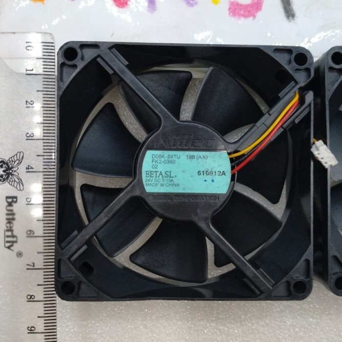 [Expert] FAN DC 24V 8CM/ KIPAS DC 24V 8X8CM/ COOLING FAN DC