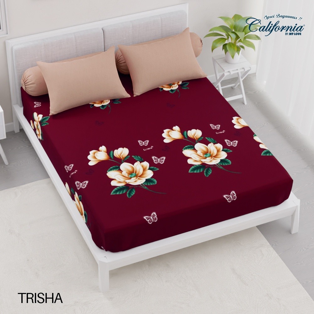 S3NdToday,,CALIFORNIA Sprei King Fitted 180x200 Trisha -good
