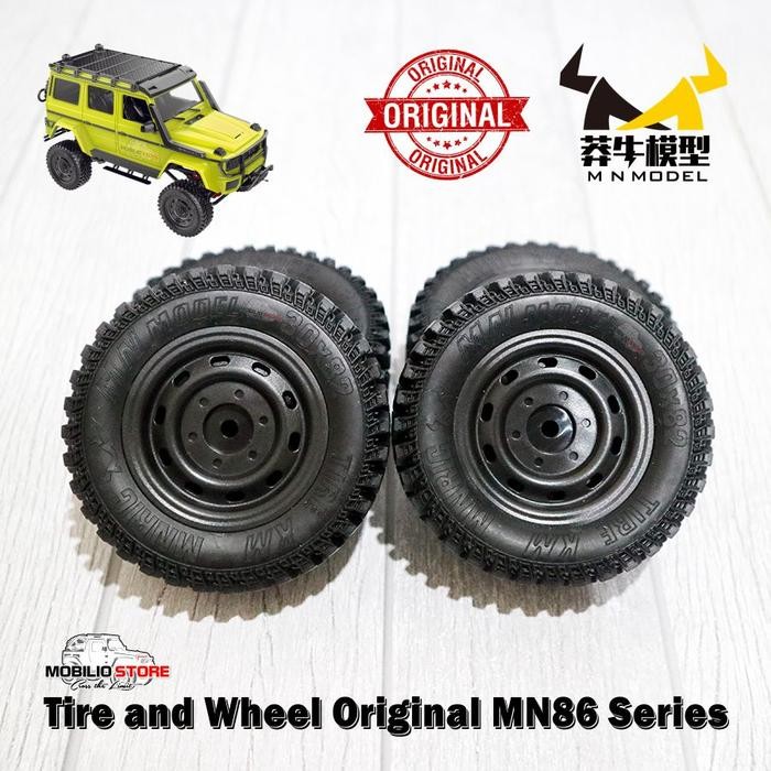 BBshOp,- Tire Wheels Ban Roda Part Original RC Crawler 1:12 MN86 MN86KS MN86S