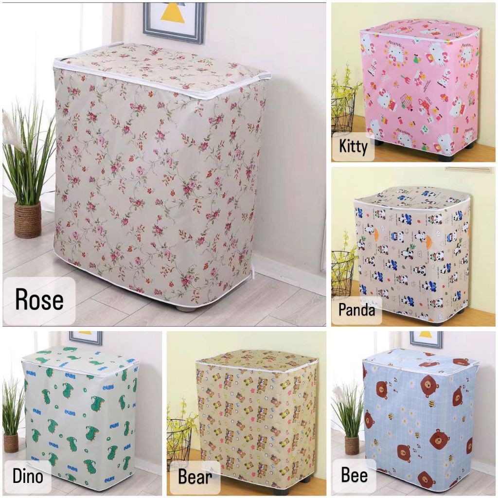 sarung cover mesin cuci 2 tabung / penutup pelindung mesin cuci 2 tabung