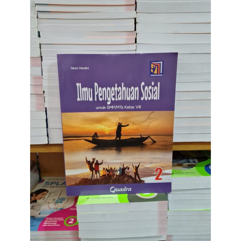 Buku SMP IPS Kelas 8 VIII Kurikulum Merdeka Quadra
