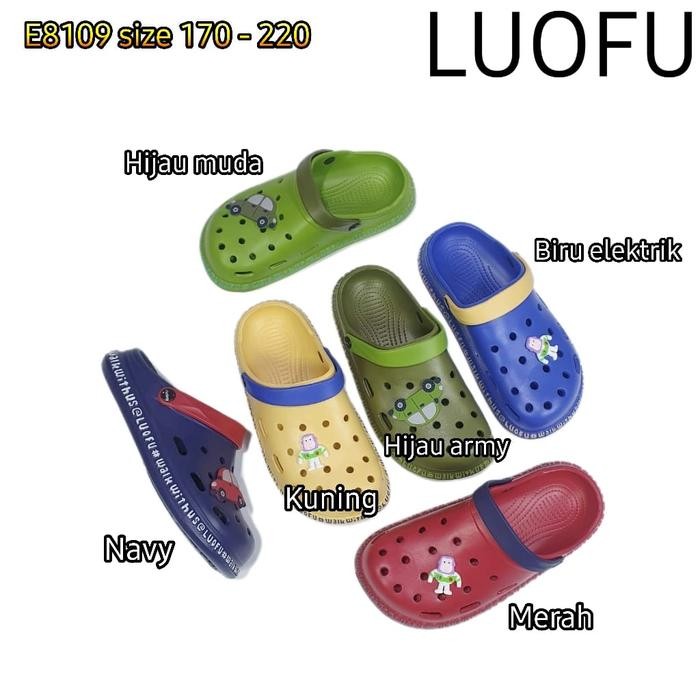 E8109 JELLY SANDAL ANAK BAIM SENDAL BAKPAO COWOK LAKI LAKI