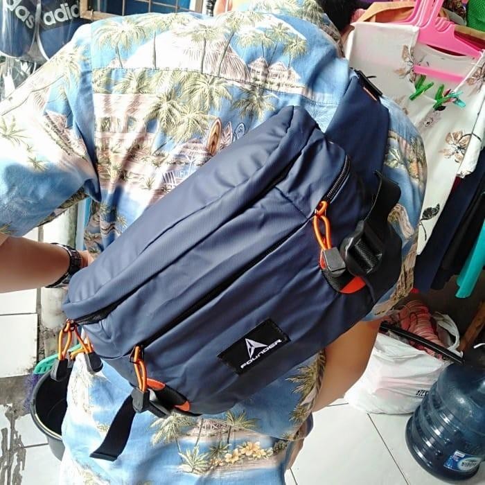 Tas Waistbag Pria Selempang Pinggang Waterproof Size Jumbo Founder Bag