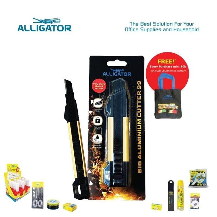 

Ready JT Alligator Aluminium Gold Cutter 99