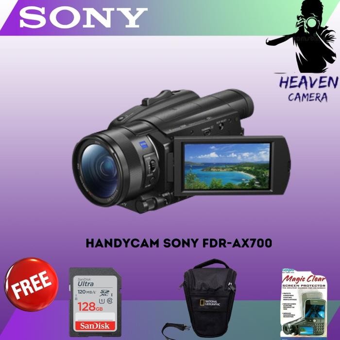 CAMCORDER SONY FDR-AX700 4K HDR / HANDYCAM SONY FDR AX700