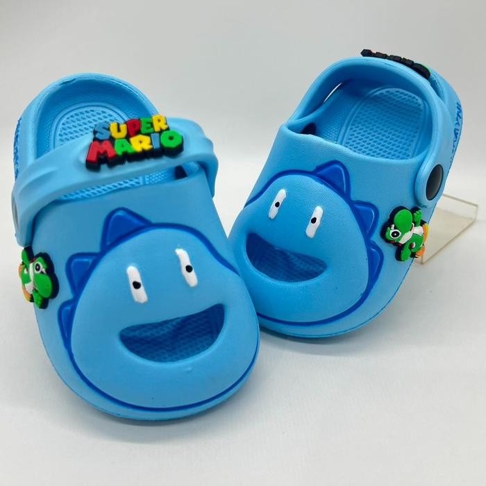 INKAYNI 1029 SANDAL ANAK LAKI-LAKI TALI BELAKANG SANDAL SELOP ANAK COWOK DINO LUCU MEREK INKAYNI