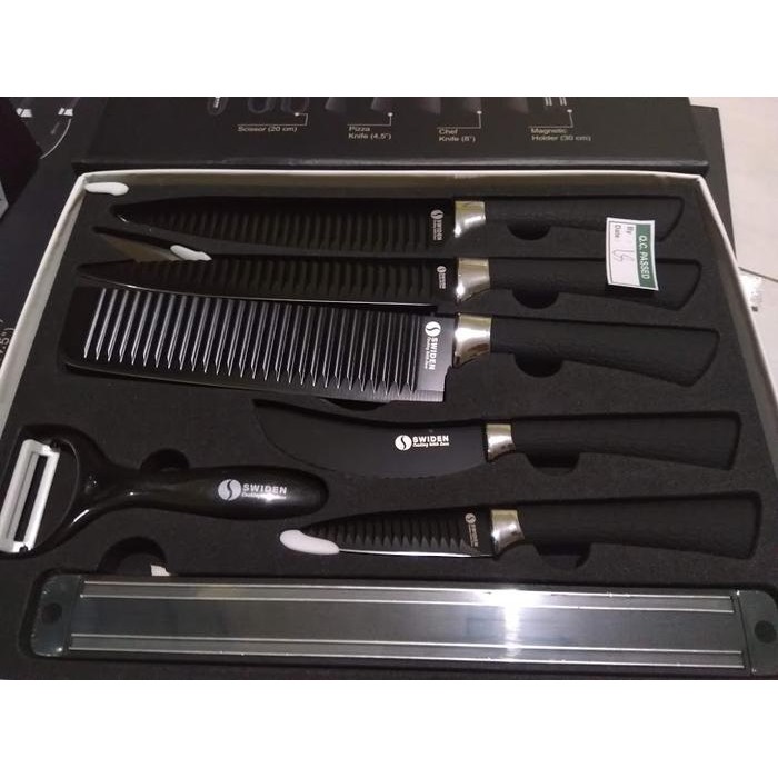 SWIDEN Knife Set + Free Knife Sharpener