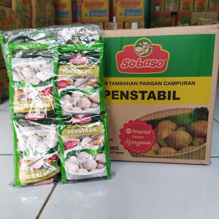

Terlaris- Pengenyal Penstabil Bakso Sobaso (1 Pack Isi 20 Pcs)