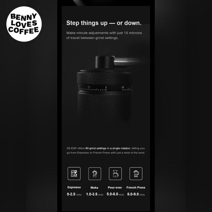 Timemore S3 ESP hand grinder