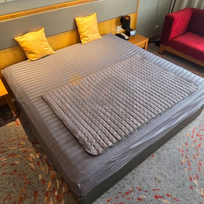 Selimut Polos Quilting Korea - Summer Blanket Kotak - Bedcover Aesthetic - Korean Style