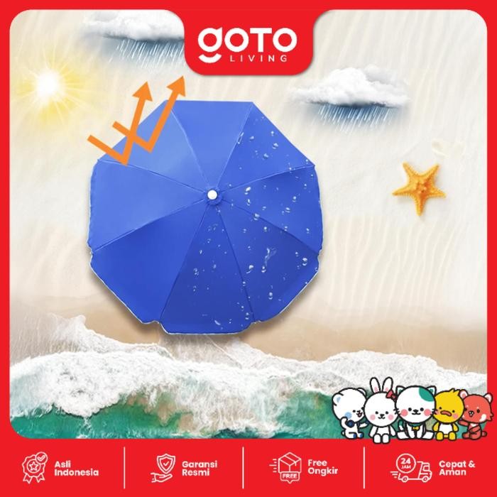 Goto [COD] Sunflow Payung Tenda Jualan Pantai Cafe Outdoor Besar Jumbo