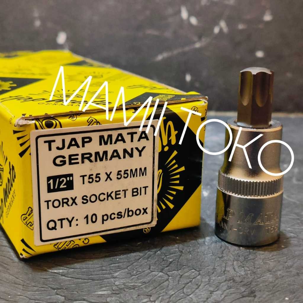 Mata sok bintang T55 Kunci sock bintang 1/2" T55 1/2 inch