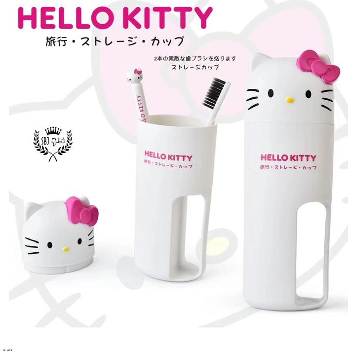 Set Sikat Gigi Anak Travel Tempat Sikat Gigi Sanrio