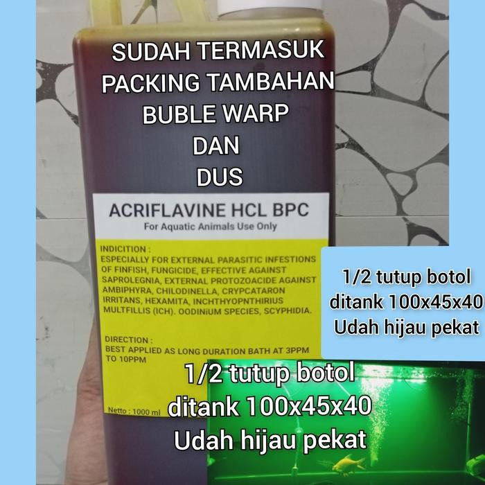 Pawretty- acriflavine hcl 1 liter / acriflavine / acriflavine hcl / 1liter