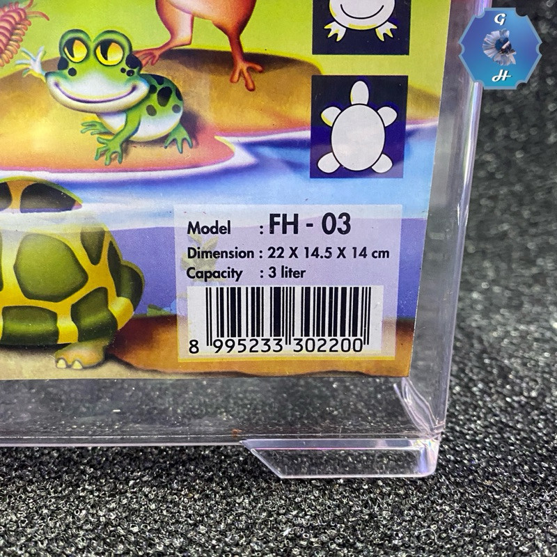 FUN HOUSE NO 3 - TEMPAT KURA & HAMSTER - 22x14,5x14 CM